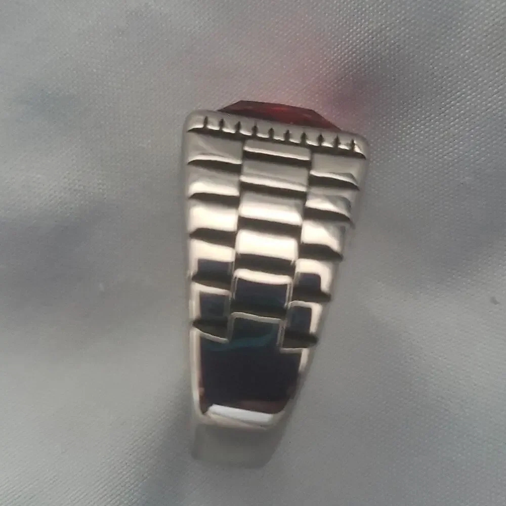 Red Handmade Men's Ring Size 10.5 NWT